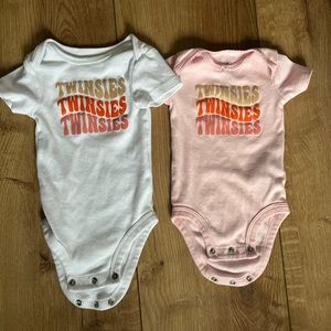 Twinsies onesies